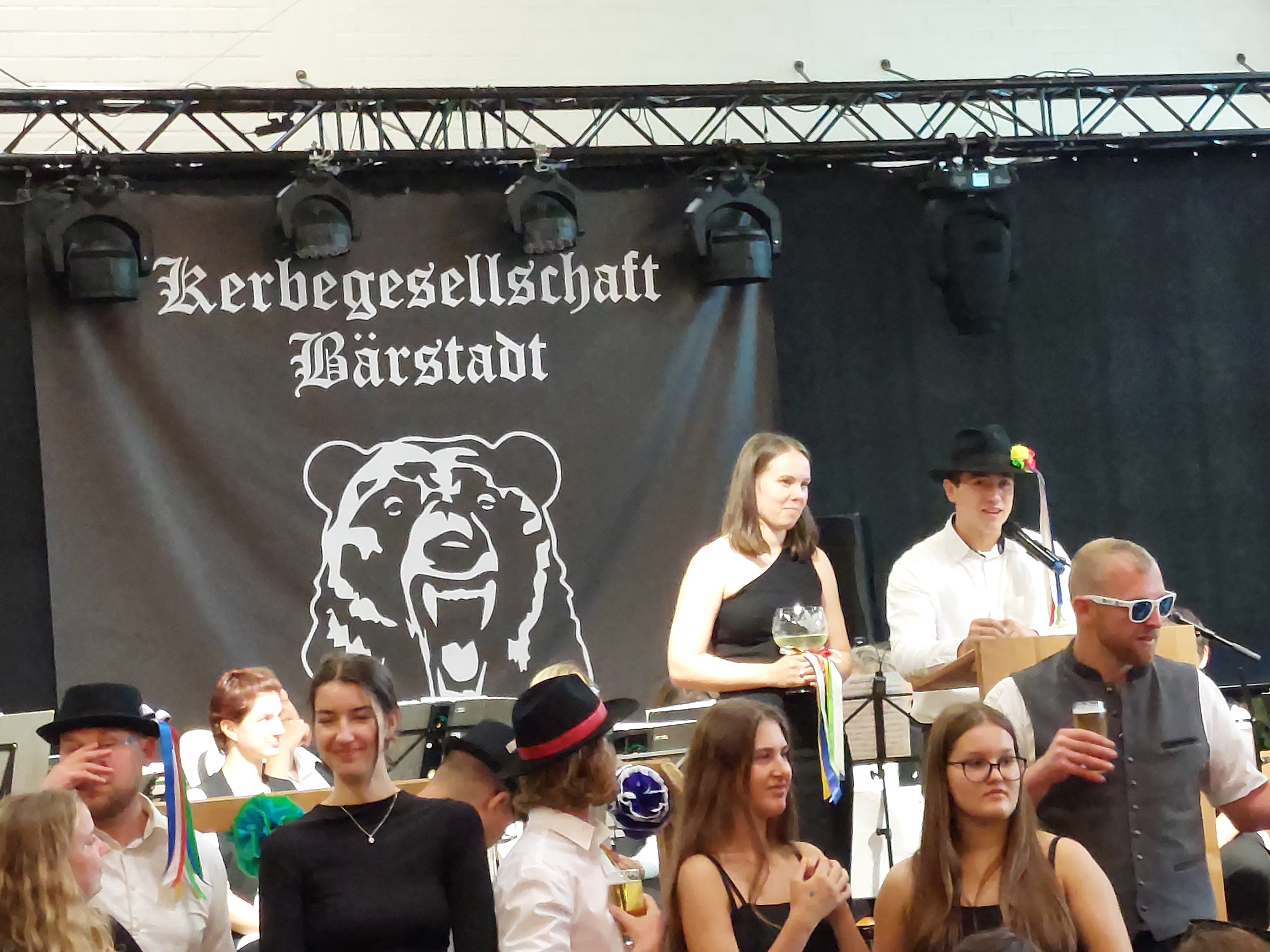 Kerb 2023 in Bärstadt – Kerbespruch in der Halle